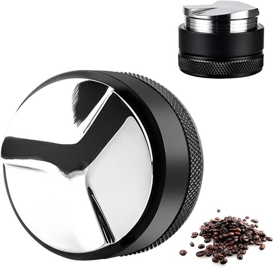 Professionelles Barista-espressozubehör: 51-mm-tamper, Kaffeesatzteiler Und Kaffeesatzabscheider Aus Edelstahl 304.