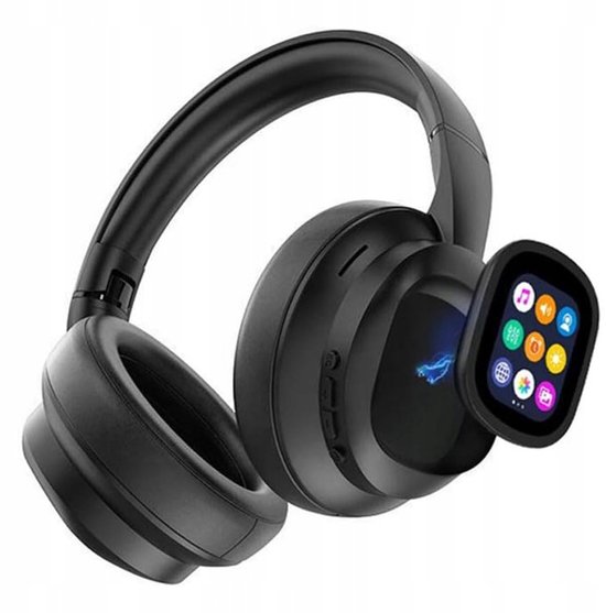 Ki-gestützter Over-ear-kopfhörer Mit Übersetzungsfunktion, Bluetooth 6.0, Schwarz, 133 Sprachen