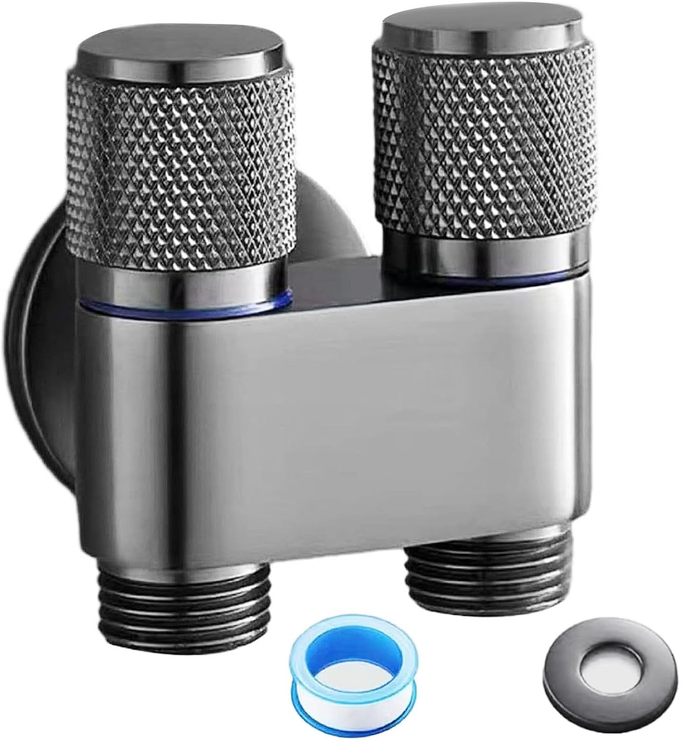 Zweiwegeventil Mit 1 Zulauf Und 2 Ausläufen, Inkl. Wc-duschkopf, G1/2 Zweiwege-duschkopf-set, Zur Reinigung Von Frauen, Haustieren Und Kleidung