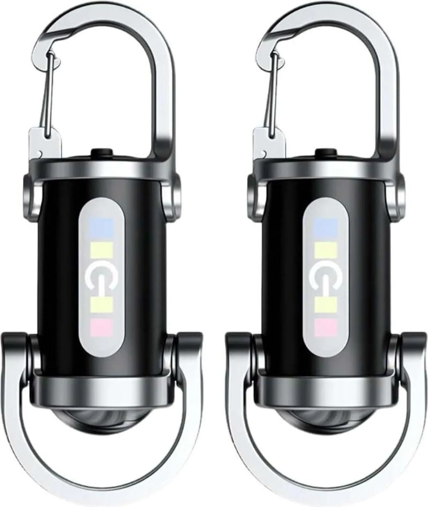 4er-pack Superhelle Mini-schlüsselanhänger-taschenlampen, Wasserdichte Led-mini-taschenlampen, Outdoor-camping-schlüsselanhänger-taschenlampen