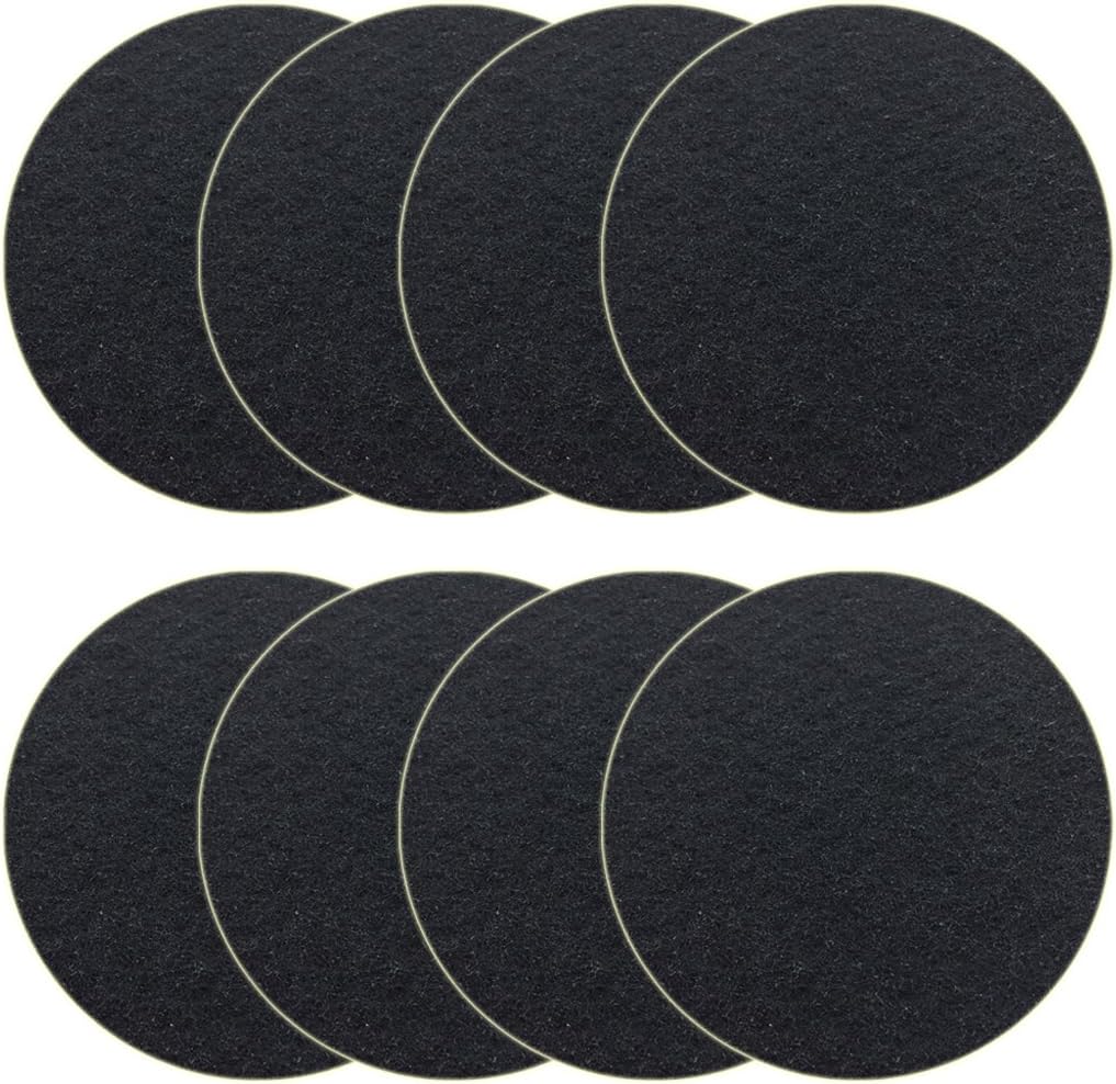 8er-packung Runde Aktivkohlefilter (7,25 Zoll), Ersatzfilter Für Küchenkompostbehälter