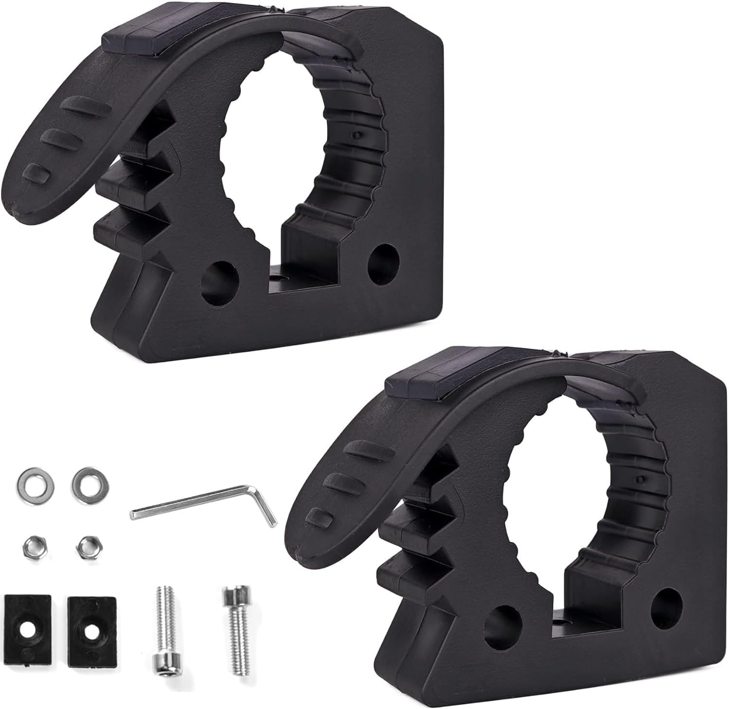 2-teiliges Schaufelhalter-set, Schnellverschluss-gummihalterung, Für Werkzeugstiele Mit 3-4 Cm Durchmesser, Für Lkws, Utvs, Atvs, Geländefahrzeuge, 4wd-fahrzeuge