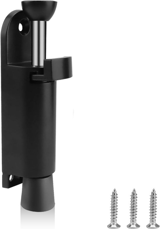 Türstopper, Fußbetätigter Federtürstopper, Bodenstopper Aus Zinklegierung, Mit 3 Schrauben, Geeignet Für Schlafzimmer, Büros Und Studios.