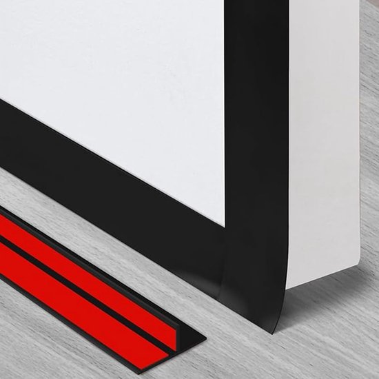T-förmiges Dichtungsband Für Türen Und Fenster – Selbstklebend – 6 Meter – Schwarz – Tpe