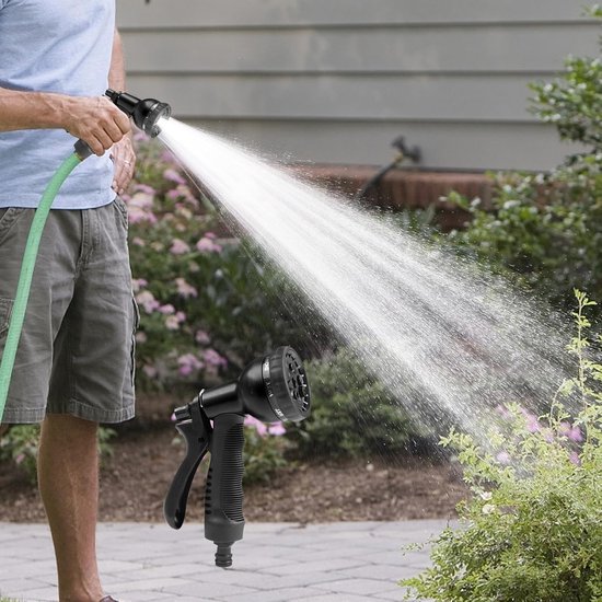 Gartenschlauch-sprinkler Mit 7 Einstellbaren Bewässerungsstufen – Geeignet Zum Bewässern Von Pflanzen, Rasenflächen Und Gärten, Zum Autowaschen, Reinigen Und Mehr.