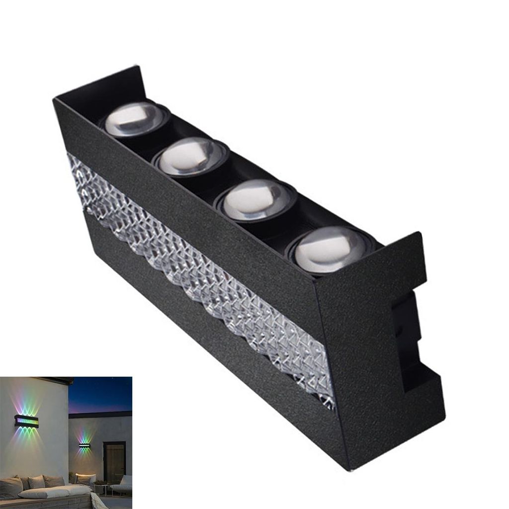 Wandleuchte, Led-wandleuchte, Geeignet Für Den Innen- Und Außenbereich, Ideal Für Gärten, Häuser Und Andere Außenbereiche.