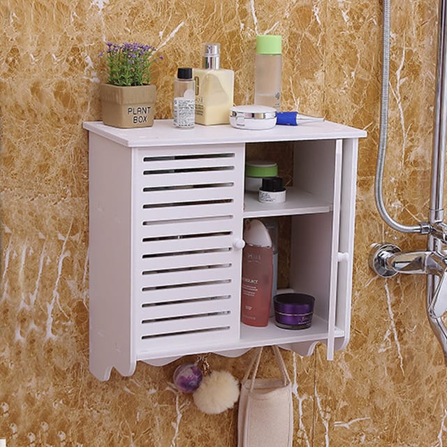 Weißes Badezimmer Wandschrank, Aufbewahrungsschrank