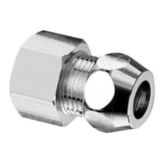 Gerade Verschraubung dn 15 g 1/2' ig x 3/8' ag, d. 10mm, Chrom - Schell