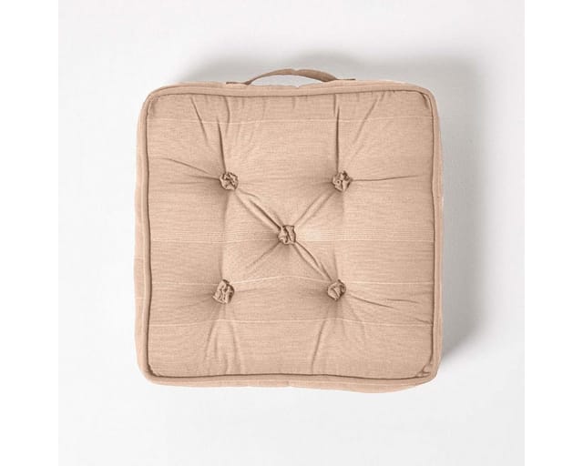 Sitzkissen Stuhlkissen Rajput beige - Homescapes