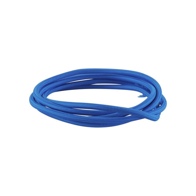 JustLight Textilkabel 1m 3-adrig blau Deckenleuchte