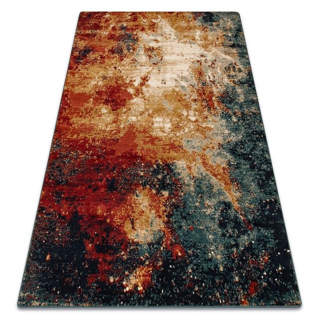 Wollteppich omega mia red red 135x200 cm