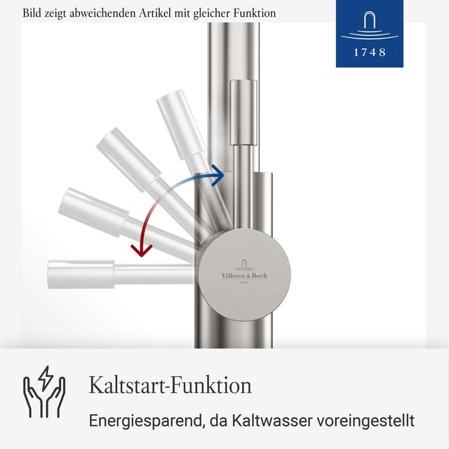 Villeroy&boch - Umbrella - Küchenarmatur mit ausziehbarem Auslauf, Bronze 92540004