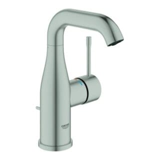 Waschtisch-Einhebelmischer Essence supersteel, M-Size, mit Ablaufgarnitur - Grohe