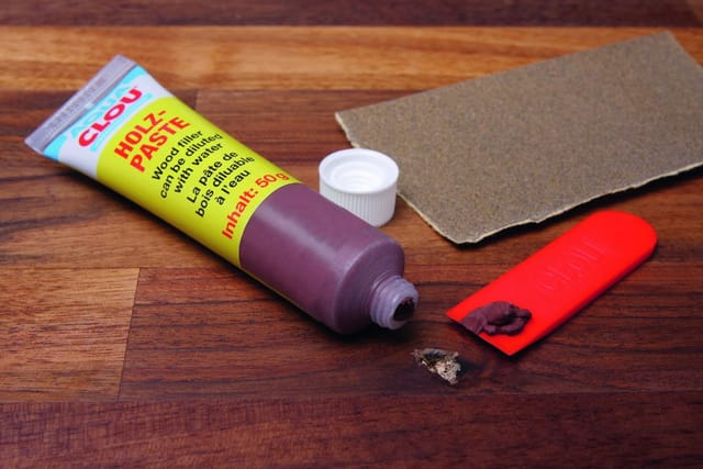 Clou Holzpaste 150 g schwarz Holzpaste & Holzkitt