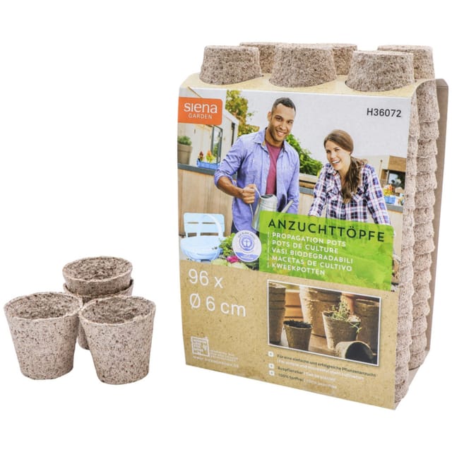 96 Anzuchttöpfe ø 6 cm rund ø 6 cm rund