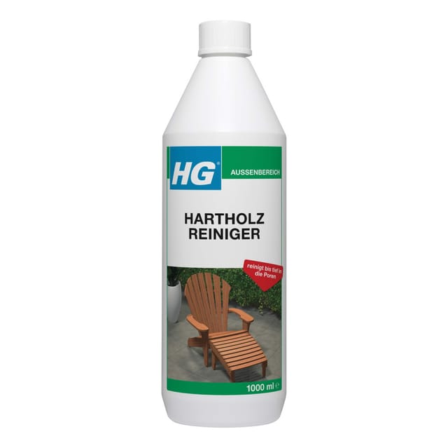 HG - Hartholzreiniger 1 l Gartenmöbel Holzterrassen Reiniger