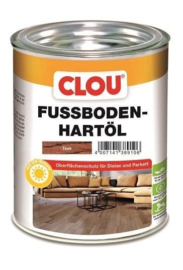 Clou Fußboden Hartöl 750 ml teak Holzöl