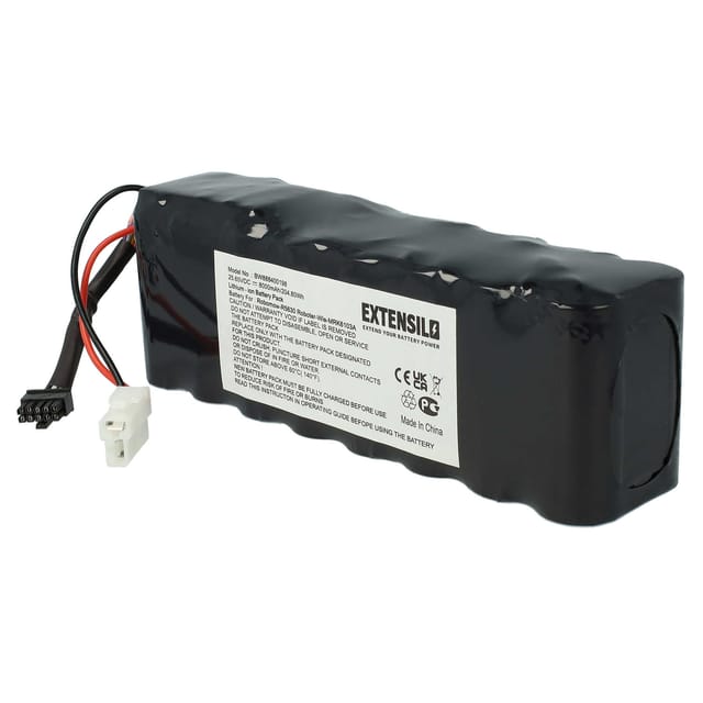 Akku kompatibel mit Robomow City MS1000, City MS1800, mc 300, 630, 635, 5000 Rasenroboter Rasenmäher (8000mAh, 25,6V, Li-Ion) - Extensilo