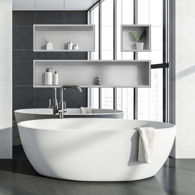 Stilform - Wandnische Gebürsteter Edelstahl in 30x30, 60x30 oder 90x30 cm:90x30