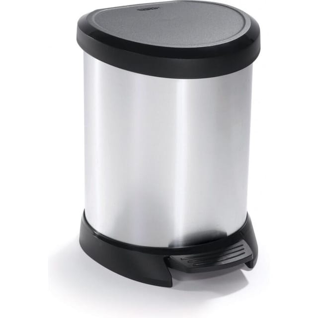 Deco Kästen 3253922160018 Rund um Schwarz, Silber - Curver