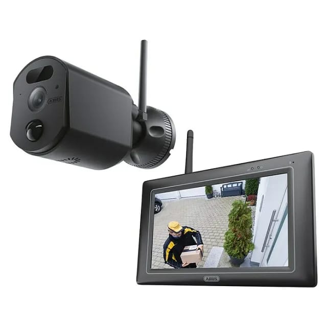 ABUS EasyLook BasicSet PPDF17000 Funk-Überwachungskamera-Set 4-Kanal mit 1 Kamera 2304 x 1296 Pixel
