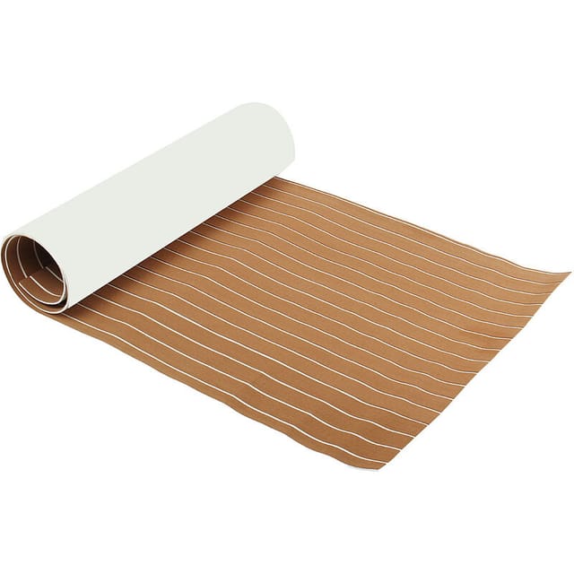 Meco 240x90cm Bodenbelag Selbstklebend Teak eva Schaum Boot Yacht Matte Deck Teppich