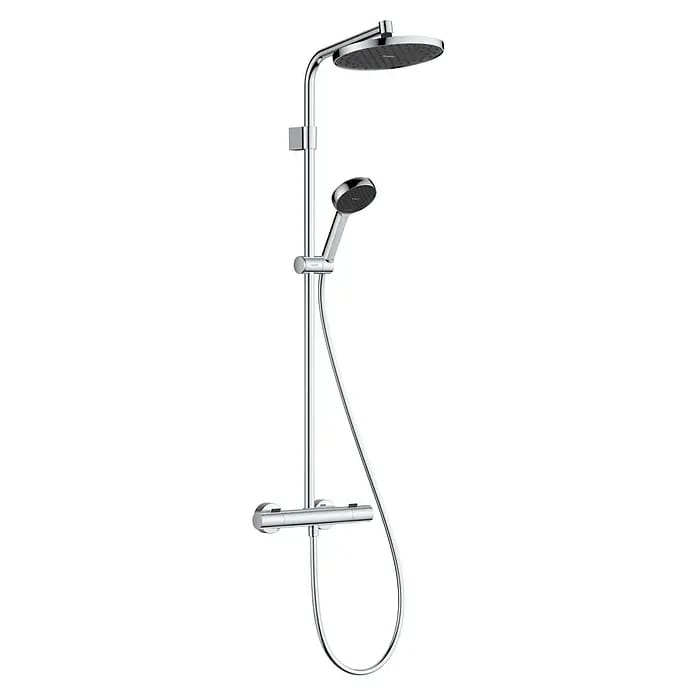 Hansgrohe Duschsystem Activera S (Lochabstand: 138 mm - 162 cm, Anzahl Strahlarten: 2 Stk., Chrom)