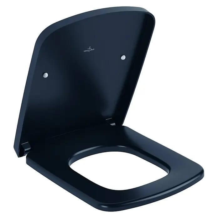 Villeroy & Boch Subway 3.0 WC-Sitz (Duroplast, Pure Black, Mit Absenkautomatik)