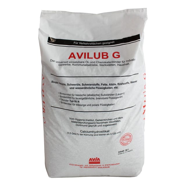Avia Ölbinder Avilub g Sack 13 kg Chemikalienbinder Ölbindemittel Granulat