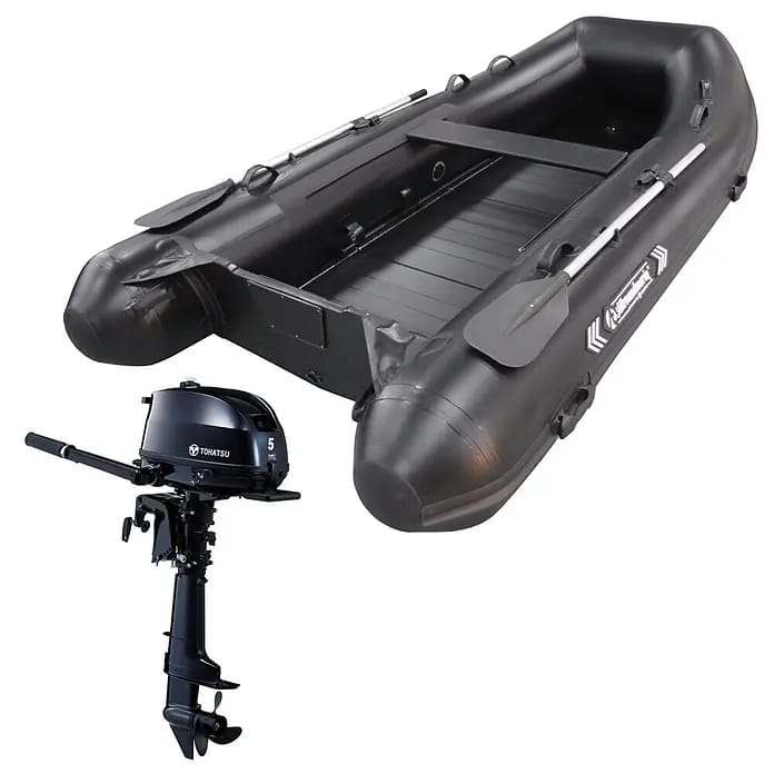 Tohatsu Schlauchboot-Set MFS 5 DDS Motor & Allroundmarin T320 Schlauchboot (Motorleistung: 3,7 kW)