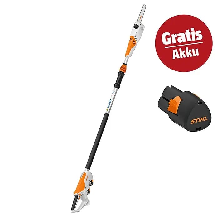 Stihl AS Akku-Hochentaster-Set HTA 30 (3 Akkus, 2,6 Ah, Schwertlänge: 20 cm)