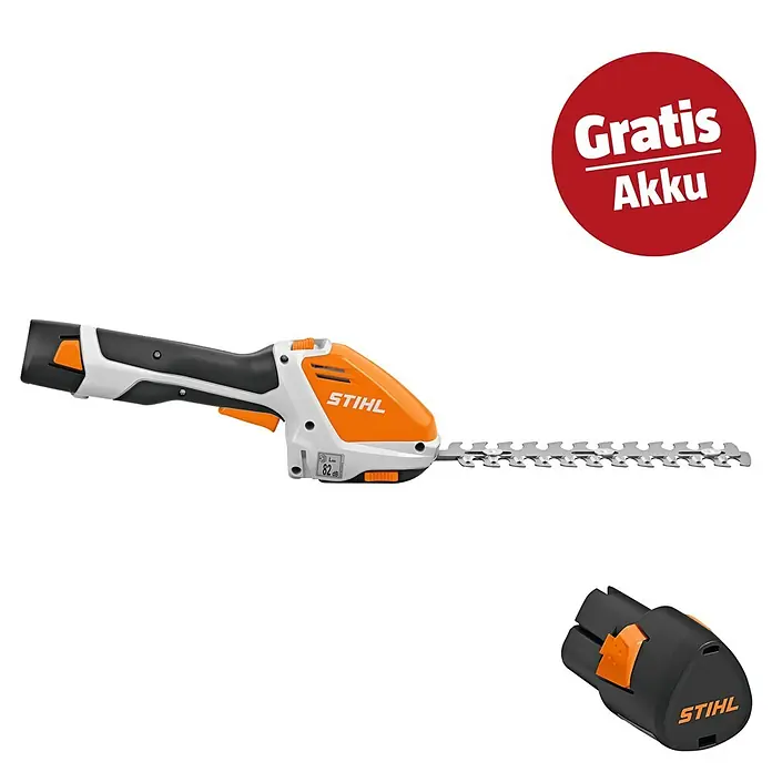 Stihl AS Akku-Gras- & Strauchscheren-Set HSA 26 (2 Akkus, Max. Aststärke: 19 mm, Schnittlänge: 20 cm)