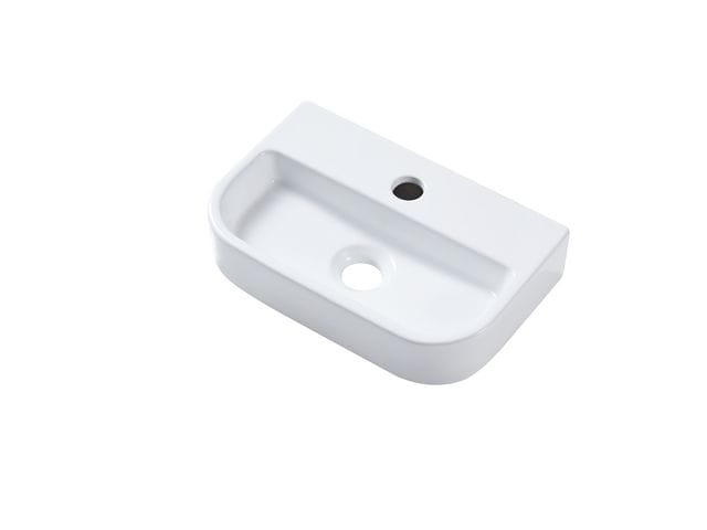 Primaster Gästewaschbecken 38,5 cm Elea weiß Keramik Handwaschbecken
