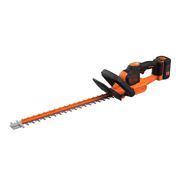 Black+decker BCHTS3625L1 Akku Heckenschere powercommand™ 36V - 2,5Ah Li-ion mit sawblade™ Doppel Klinge 55cm