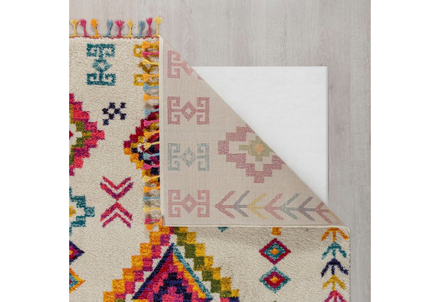 Flair Rugs Moderne Teppich Coyote 160 cm x 230 cm Mehrfarbig Bild 3