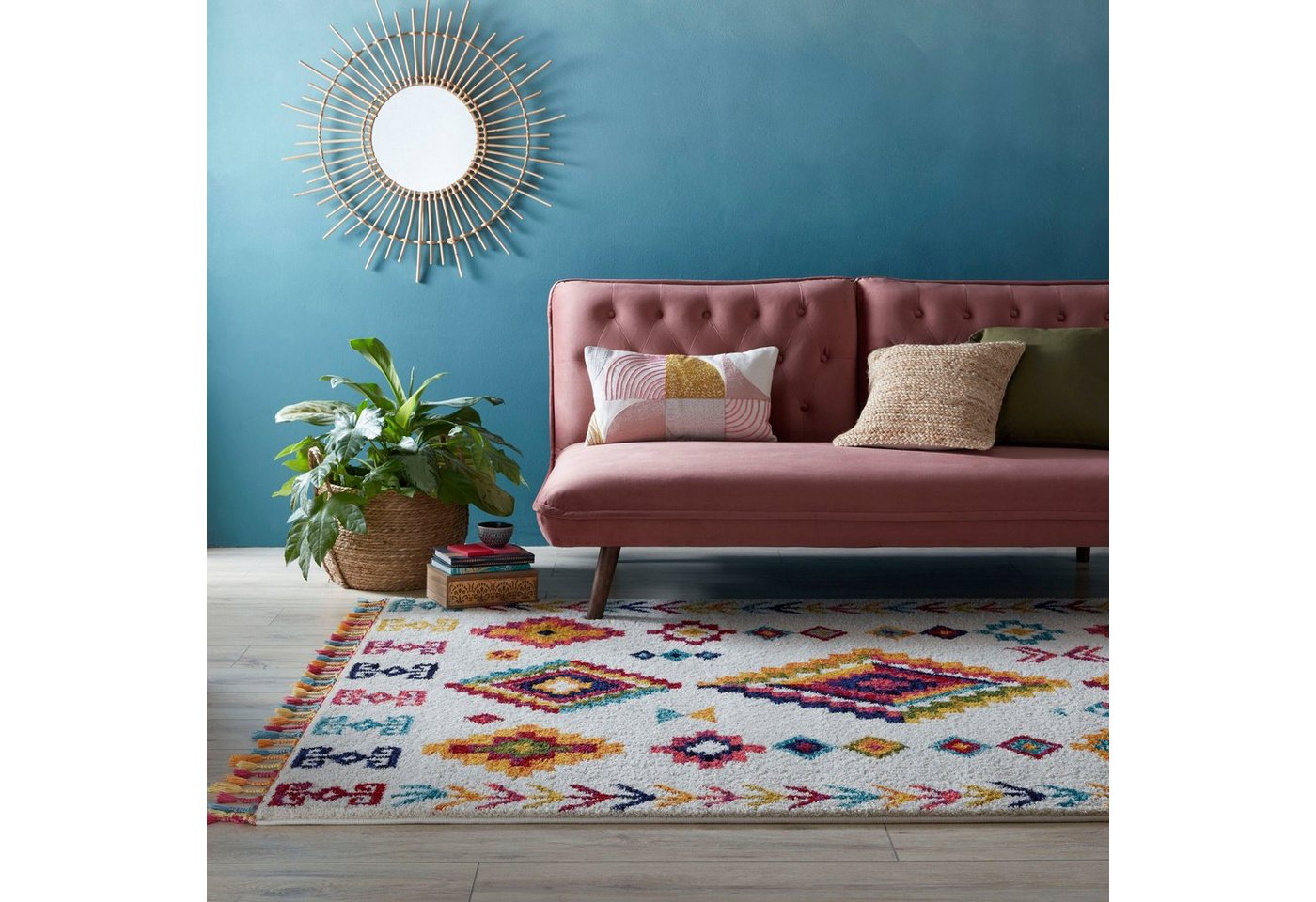Flair Rugs Moderne Teppich Coyote 160 cm x 230 cm Mehrfarbig Bild 4