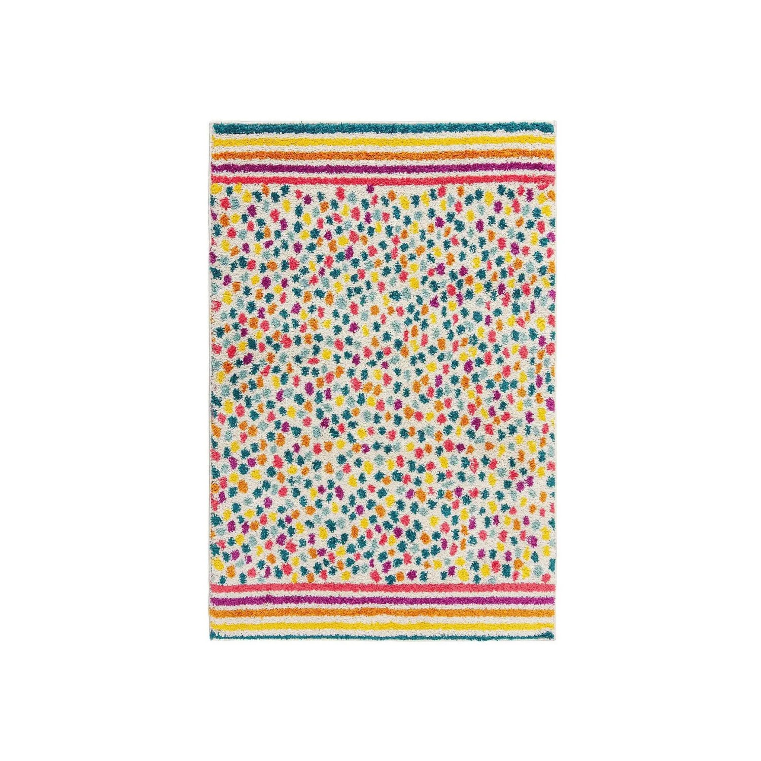 Flair Rugs Kinderteppich Rainbow Spot 140 cm x 200 cm Mehrfarbig