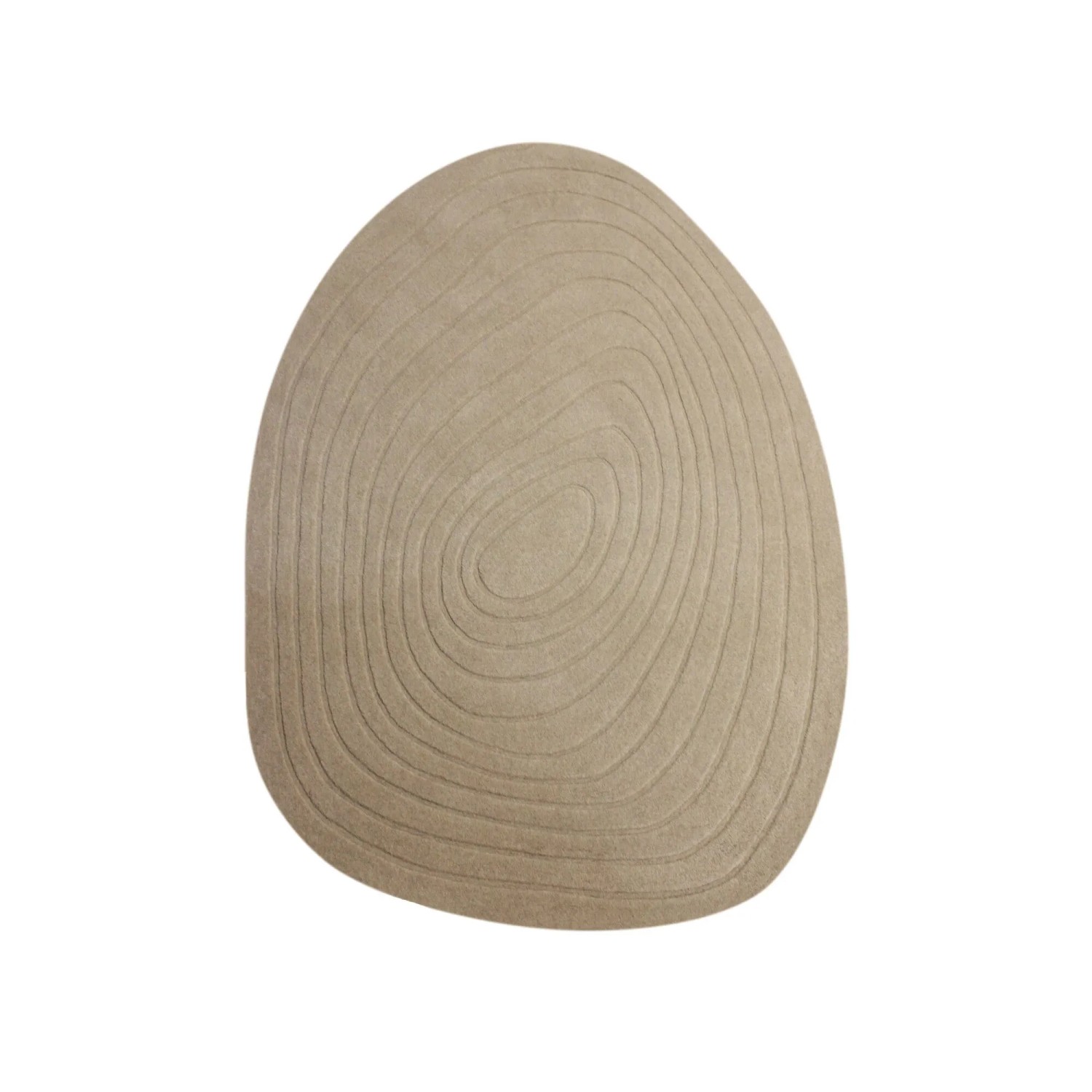Flair Rugs Wollteppich Puddle 160 cm x 230 cm Natural
