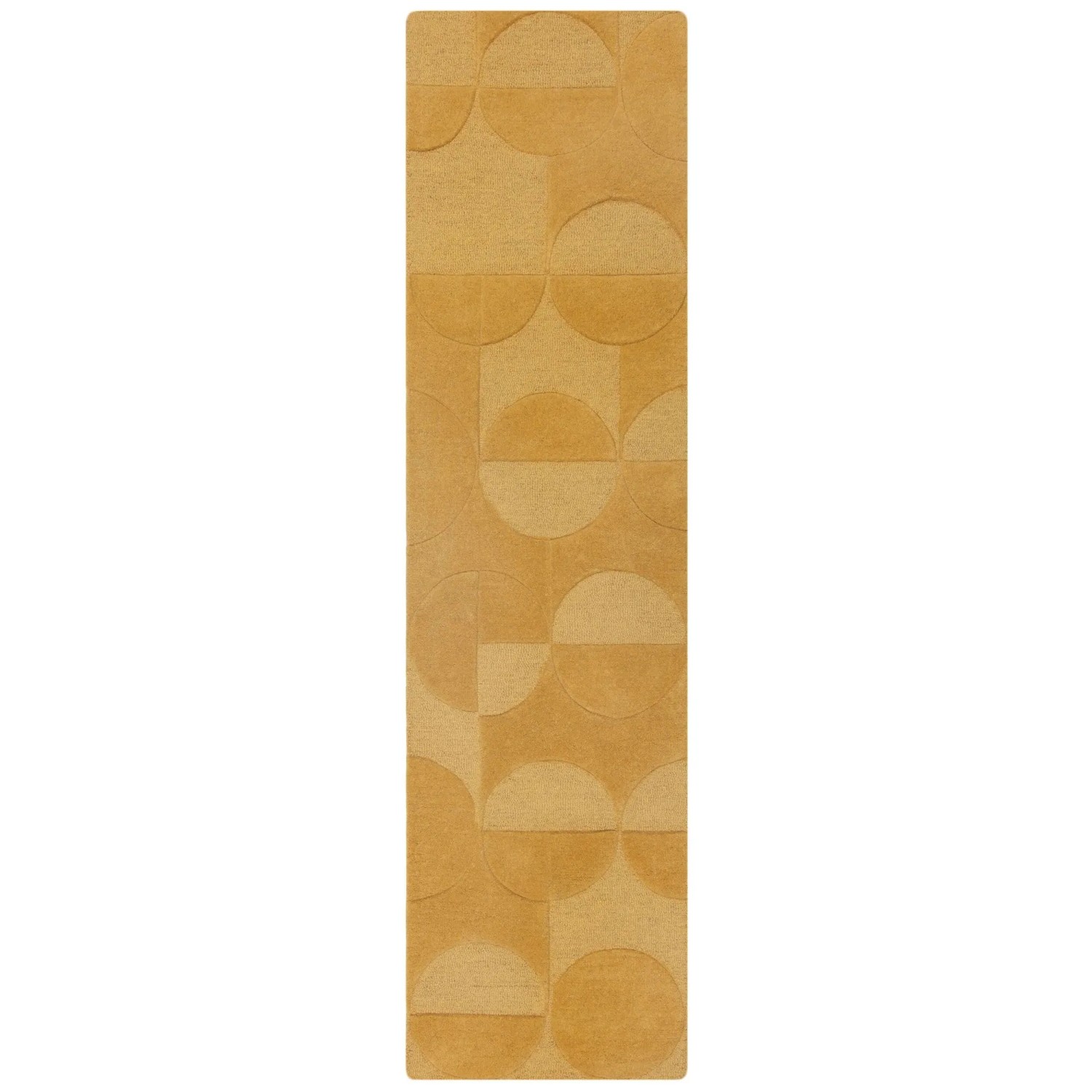 Flair Rugs Wollteppich Gigi 60 cm x 230 cm Ocker