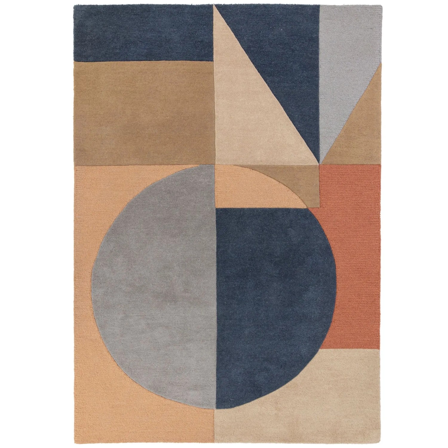 Flair Rugs Wollteppich Esre 200 cm x 290 cm Mehrfarbig