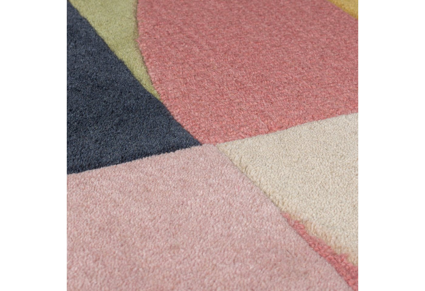 Flair Rugs Wollteppich Esre Bright 200 cm x 290 cm Mehrfarbig