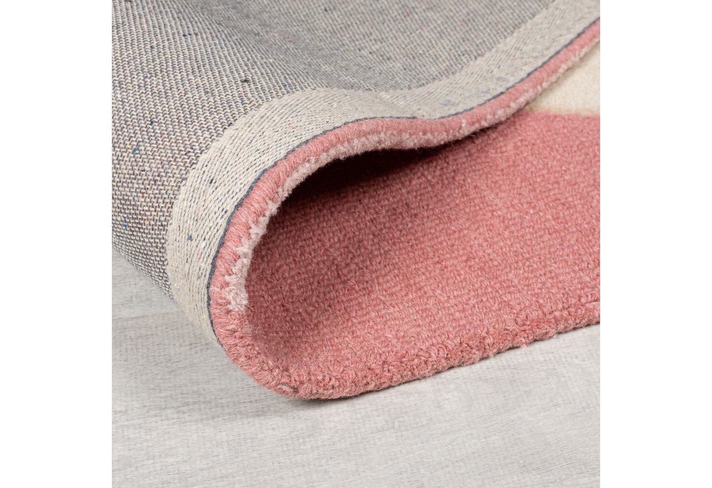 Flair Rugs Wollteppich Esre Bright 200 cm x 290 cm Mehrfarbig Bild 3