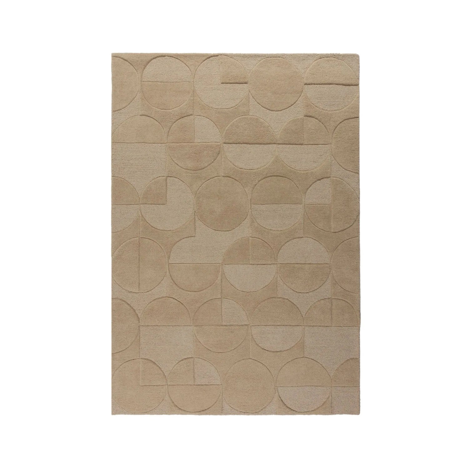 Flair Rugs Wollteppich Gigi 160 cm x 230 cm Natural