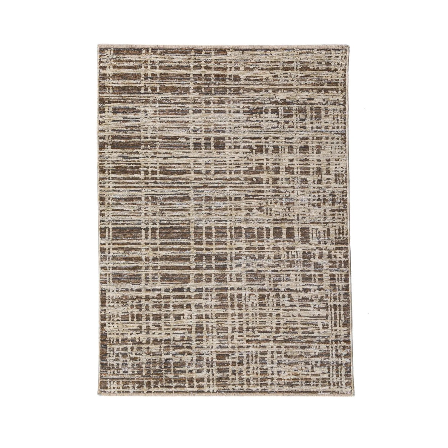 Flair Rugs Kurzflorteppich Lattice Abstract 200 cm x 300 cm Beige-Braun