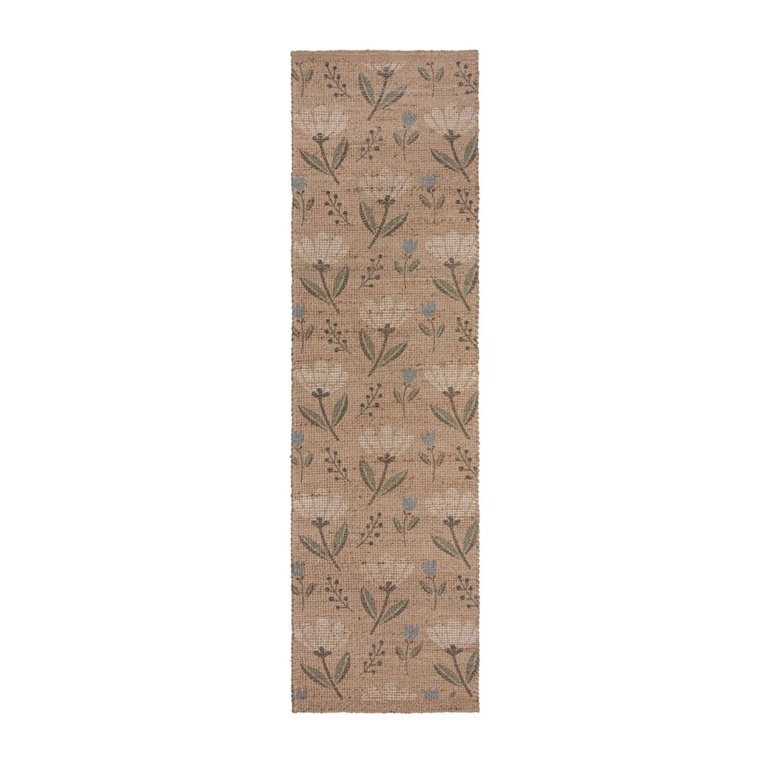 Flair Rugs Kurzflorteppich Arriana Jute 60 cm x 230 cm Natural