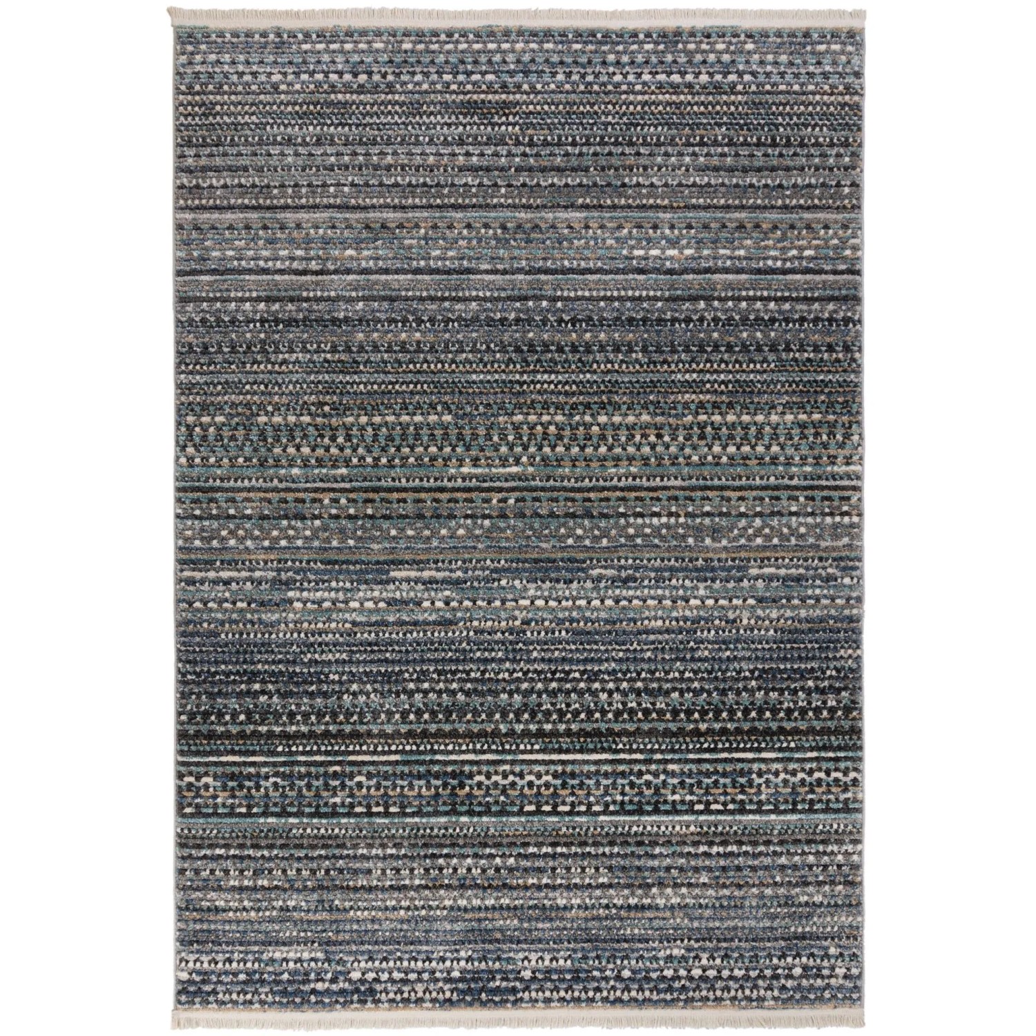 Flair Rugs Kurzflorteppich Camino 160 cm x 230 cm Blau