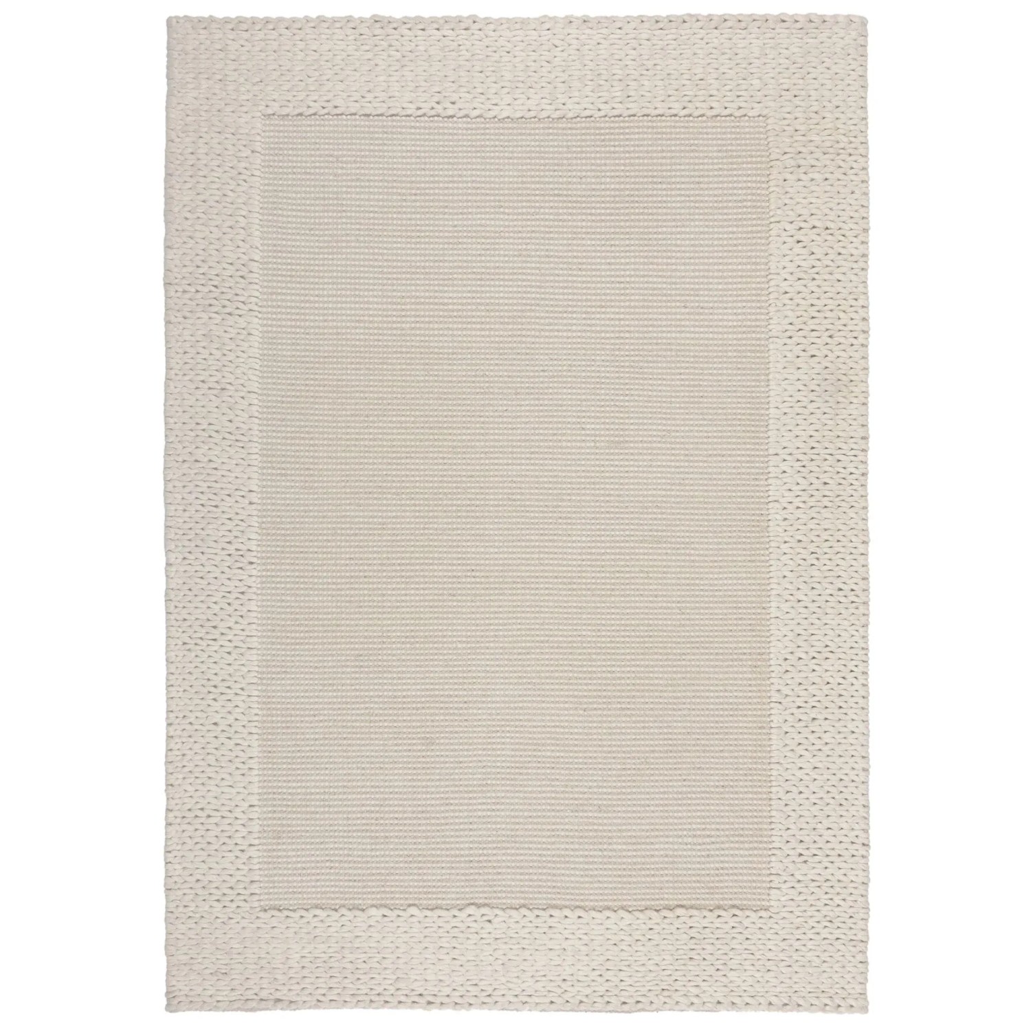 Flair Rugs Wollteppich Rue 120 cm x 170 cm Natural