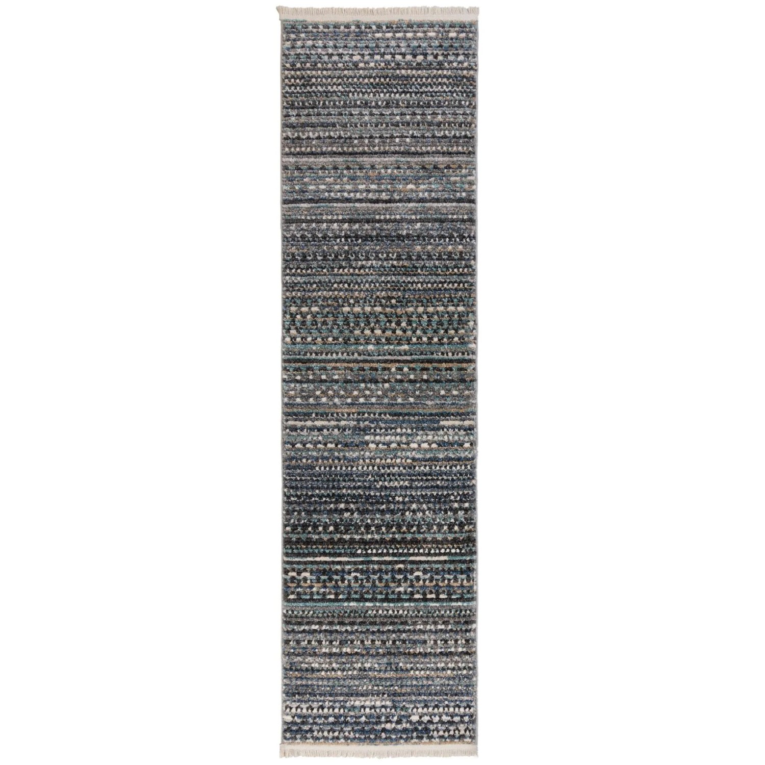 Flair Rugs Kurzflorteppich Camino 60 cm x 230 cm Blau
