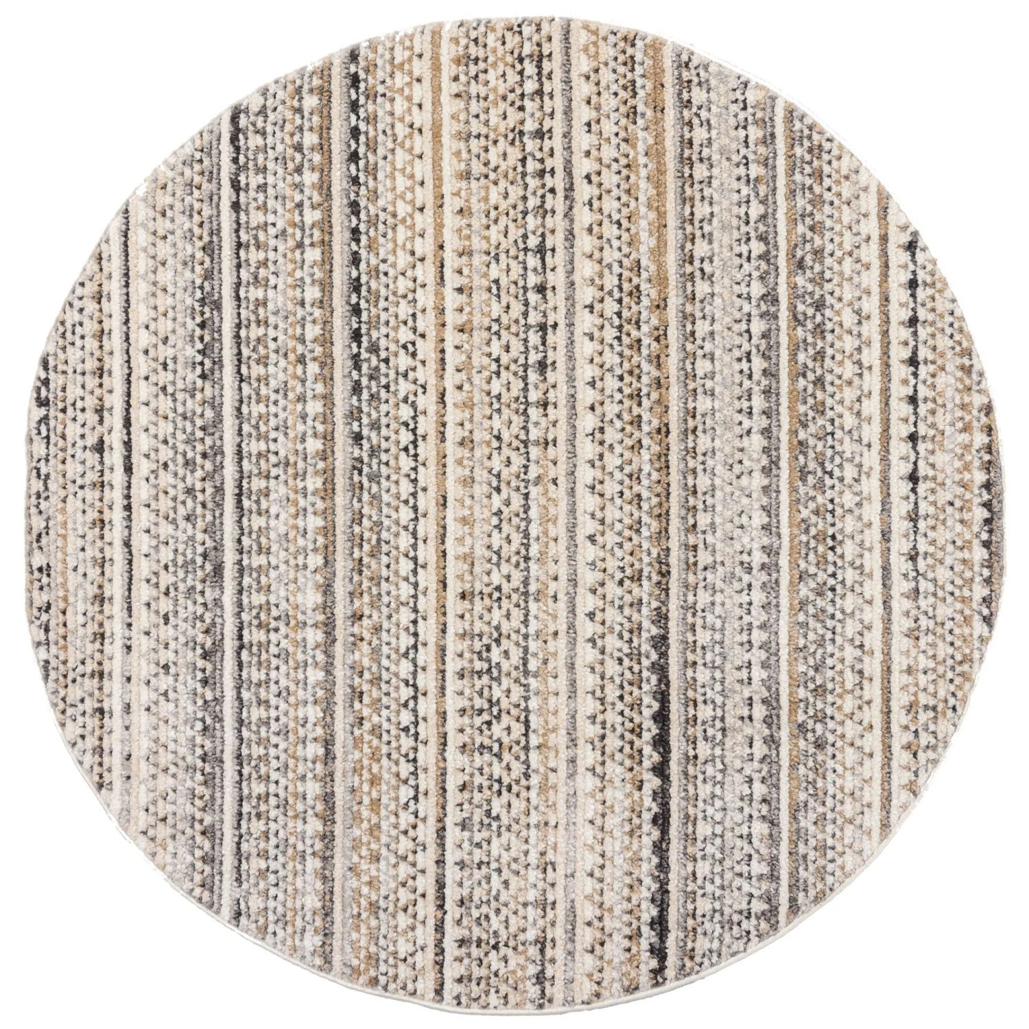 Flair Rugs Kurzflorteppich Camino Ø 160 cm Natural