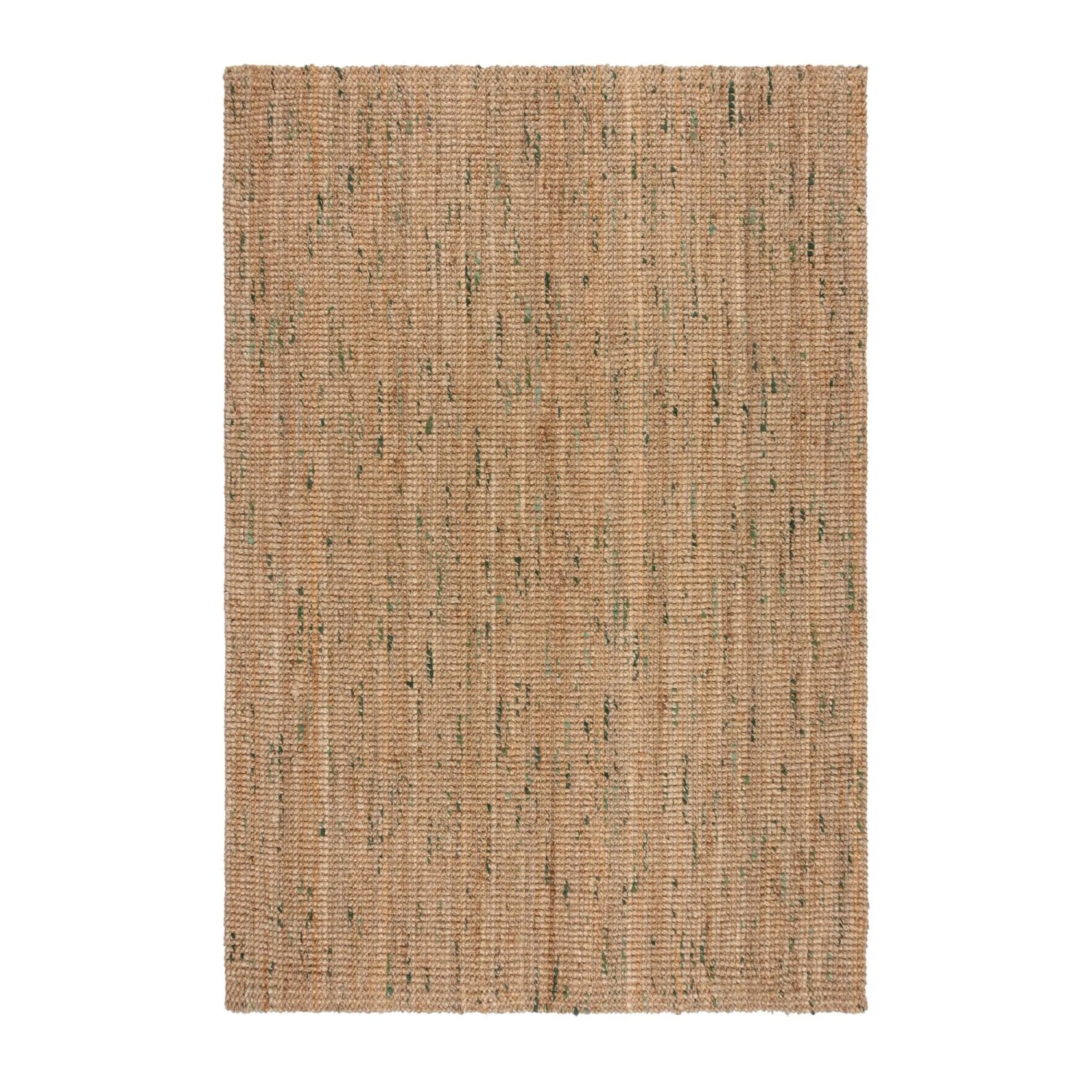 Flair Rugs Kurzflorteppich Jute Boucle 200 cm x 290 cm Naturgrün
